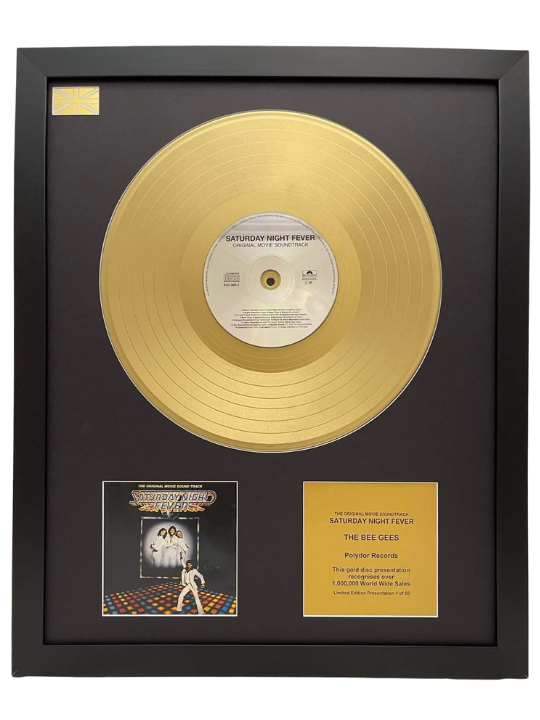 BEE GEES - Saturday Night Fever | Gold Record & CD Presentation