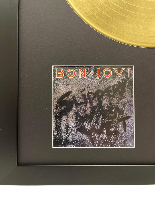 BON JOVI - Slippery When Wet | Gold Record & CD Presentation