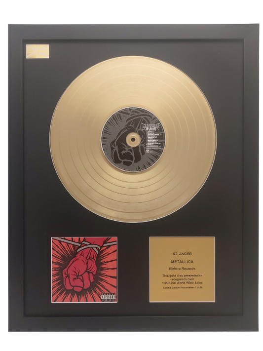 METALLICA - St. Anger | Gold Record & CD Presentation