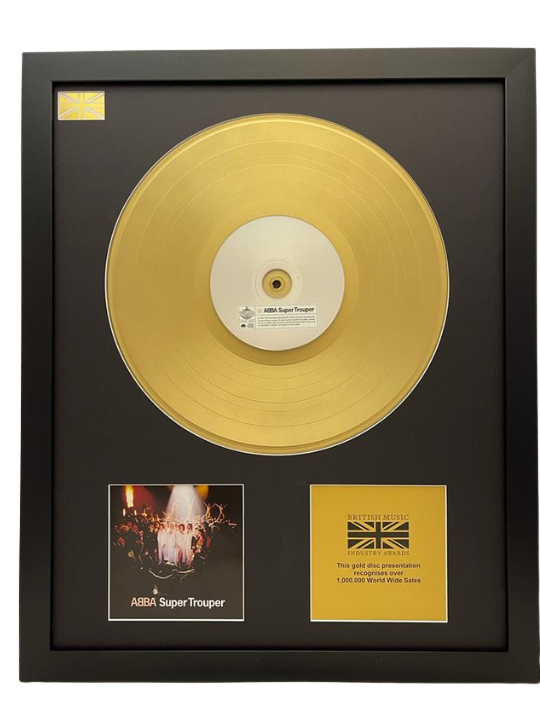 ABBA - Super Trouper | Gold Record & CD Presentation