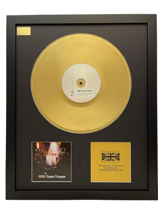 ABBA - Super Trouper | Gold Record & CD Presentation