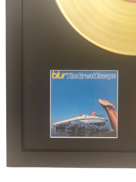 BLUR - The Great Escape | Gold Record & CD Presentation