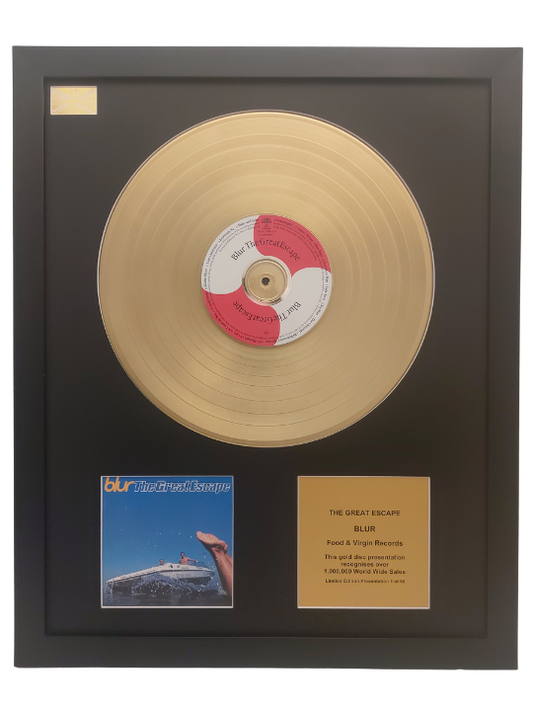 BLUR - The Great Escape | Gold Record & CD Presentation