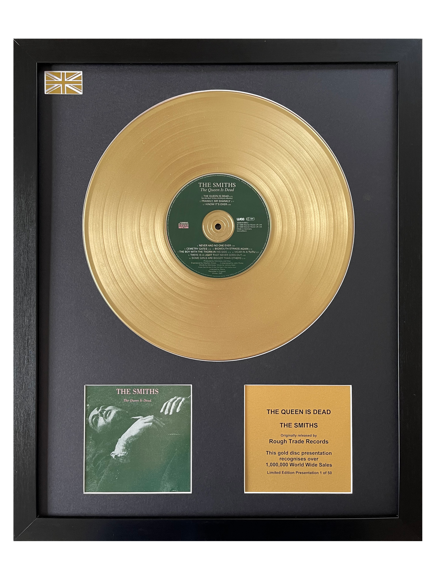 THE SMITHS - The Queen Is Dead | Gold Record & CD Presentation