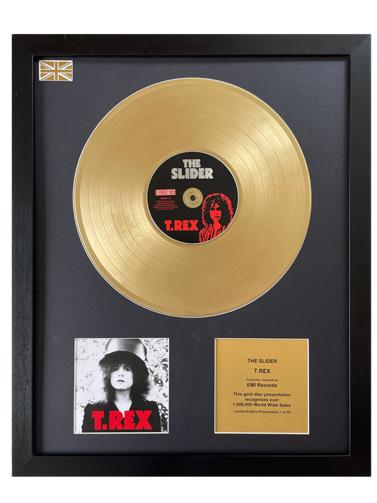 T.REX - The Slider | Gold Record & CD Presentation