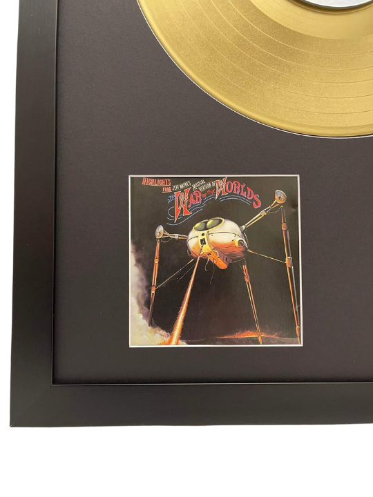 JEFF WAYNE - Jeff Wayne's Musical Version of The War of the Worlds  | Gold Record & CD Presentation