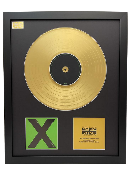 ED SHEERAN - × | Gold Record & CD Presentation