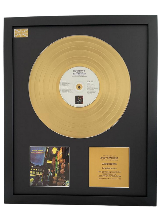 DAVID BOWIE - Ziggy Stardust | Gold Record & CD Presentation